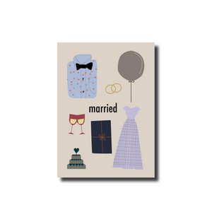  Ansichtkaart married