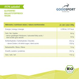 ØKOLOGISK proteinmüsli, cunchy hamp med spirede frø