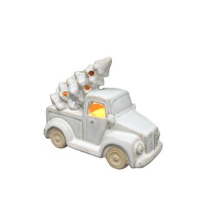 SANTA LILA Figuur auto 13,3x6,3xh10,2cm