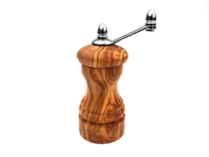 Pepper mill mill handmade from olive wood