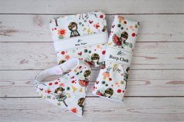 Nouveau coffret cadeau bébé, coffret cadeau Eco, bavoir bébé, lingettes bébé réutilisables, chiffon rot, cadeau nouvelle maman, bavoir dribble