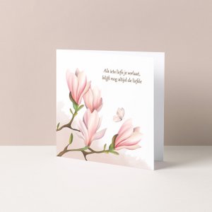 Greeting card | If something love you leave