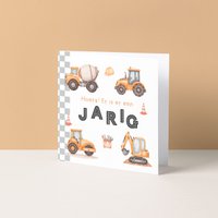 Wenskaart | Jij bent jarig (Voertuigen)
