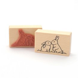 Stempel: snoezige konijnen