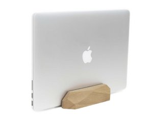Wooden Laptop Dock - Oak