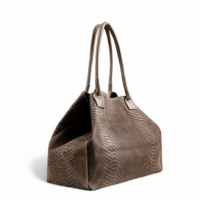 Sac cuir LOLA – Taupe – Made in Italy