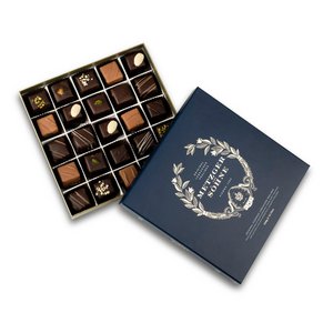Grande Gingerbread Chocolates Box - Navy