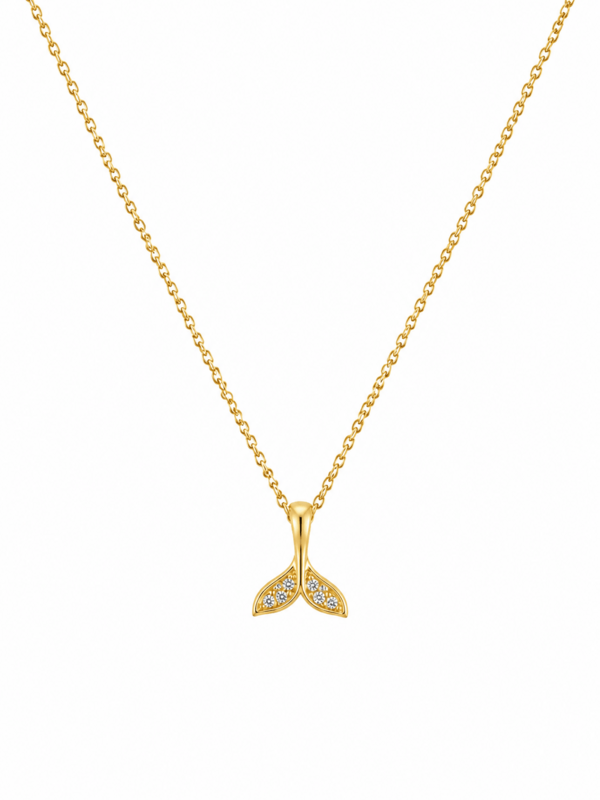 Sea Queen’s Treasure – Collana Sirena Zirconi Oro