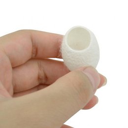 Exfoliating silk cocoons