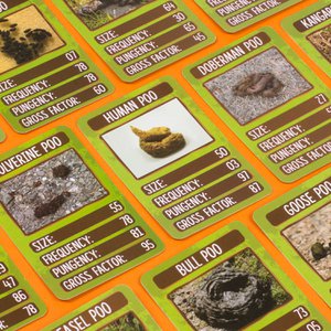 Kaartspel "Power-Poo" (kwartet)