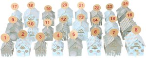 ADVENTSKALENDER HUISJES 24-DELIGE SET (HOFF4813)
