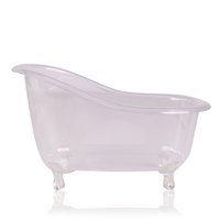 Decorative bathtub made of plastic, color: transparent