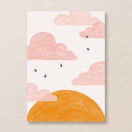 Postkort | Pink Skyer