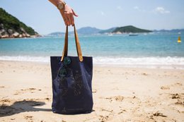 Stitch Tote Bag - Navy
