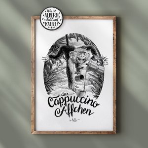 Das Cappuccino Äffchen