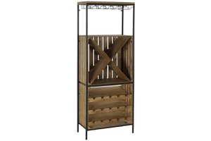 FLESSENREK VAN SPARMETALEN 60X30X160 NATUURLIJK MB206523