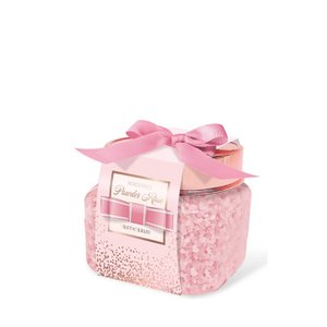 Powder Rose Bath Salts In Gift Jar With Tie