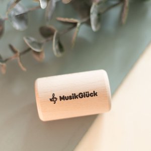 Kinder Rassel Shaker | Kinderrassel aus regionalem Holz | Musik Kinderspielzeug | Klangspielzeug & Musikinstrument ab 1 Jahr | 100% Made in Germany