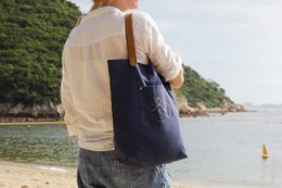 Stitch Tote Bag - Navy