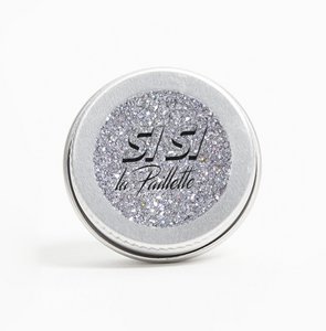 Feiner silberner Holo-Glitzer