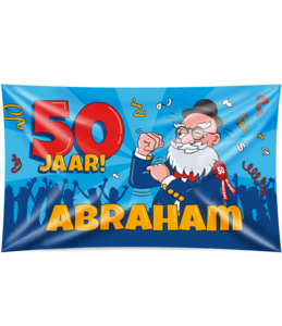 XXL Flag - Abraham cartoon