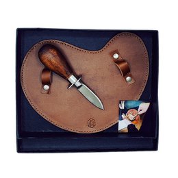 Oyster Knife with leather glove, Brut Homeware