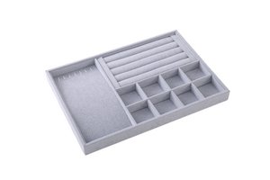 Jewelry tray gray gray