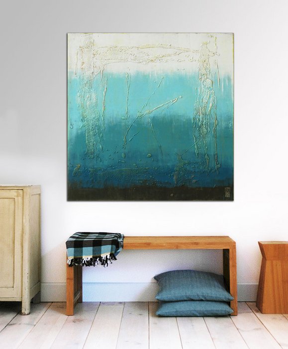 Schilderij - Oceanic Square