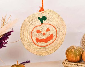 Slechte pompoen! Halloween-wanddecoratie