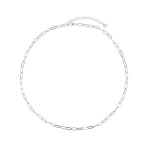 Delicate Paperclip Chain Necklace