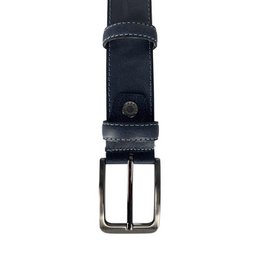 Cintura in pelle monogramma | Genuina pelle | Cintura maschile e signore | 3,5 cm | 8 colori