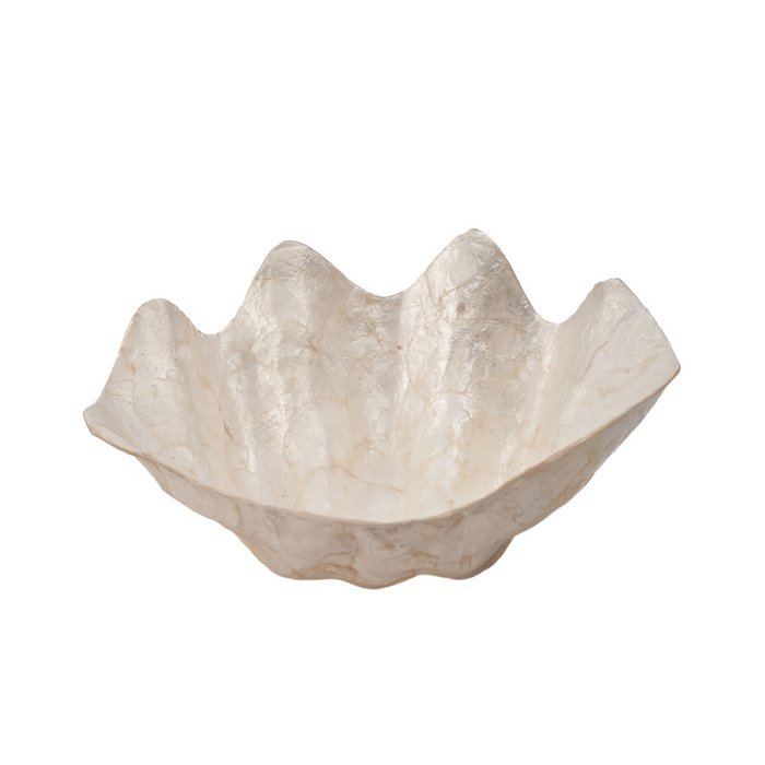 Het Parelmoer Zeepbakje - Wit - M
