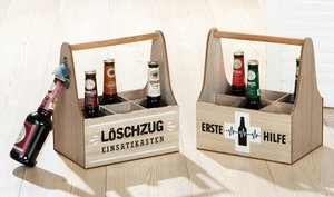 MDF 6-flessendrager "Help" VE 4 dus