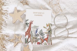 Geburtsanzeigen Aufbewahrungspaket Dschungelgiraffe