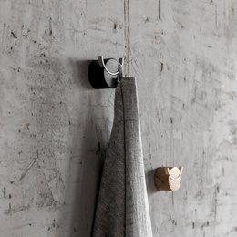Wall hook DEER, black, steel