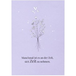 Postkarte - Manchmal ist es an der Zeit