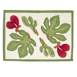 Grüne rote Fig -Tabelle Set