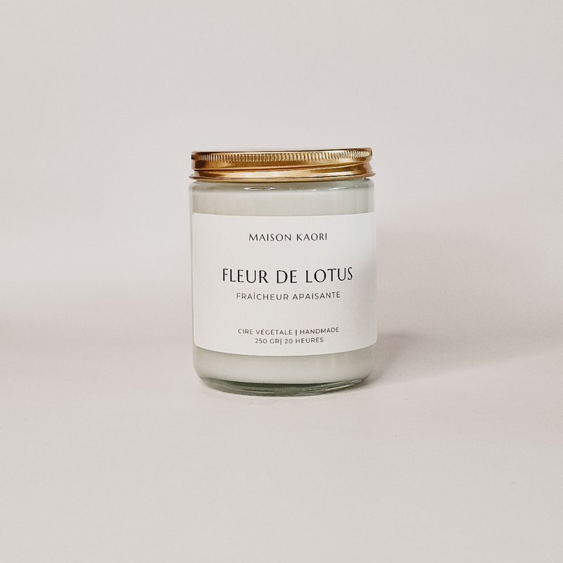 Bougie parfumée - Fleur de Lotus