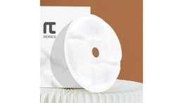 White filters for pet fountain, designed to keep water clean and fresh for pets.