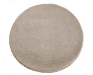 Karpet Fluffy rond 170cm taupe