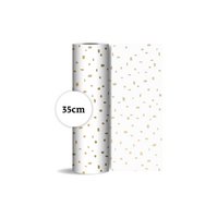 Minimal Dots goud Zijdepapier Toonbankrol