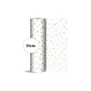 Minimal dots gold silk paper counter roll