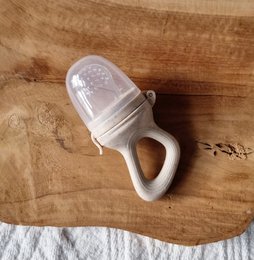 Fruit Feeder Pacifier - Beige Dotted