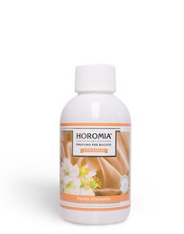 Horomia washing perfume Vento D'Oriente 250ml, a room spray with a floral and citrus scent featuring notes of orange, lemon, and jasmine.