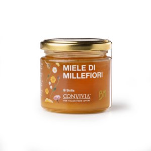 Biologische wilde bloemenhoning 250g