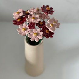 Vaso in ceramica fatto a mano largo