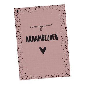 Mutterschaftsbesuchskarte 25 Pers. - Rosa