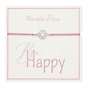 Armband - "Be Happy" - sta.st.- liefdesmandala 606661