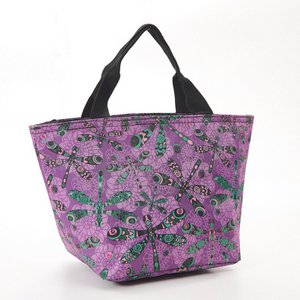 Lunch bag dragonfly purple isotherm Eco Chic