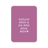 Weihnachtskarte Frohe Tage